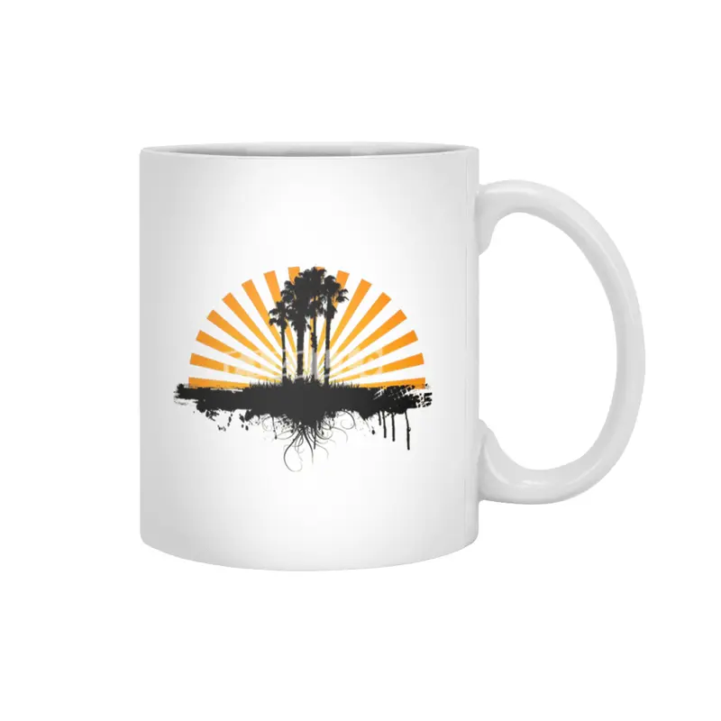 Daybreak Dreams: Seaside Sunrise Art Beyaz Kupa