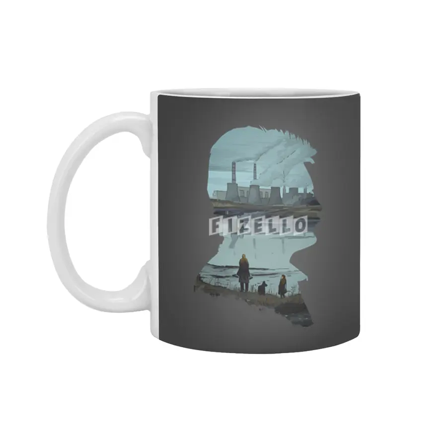 Andrei Tarkovsky's Stalker Silhouette Illustration by Burro Tees Beyaz Kupa