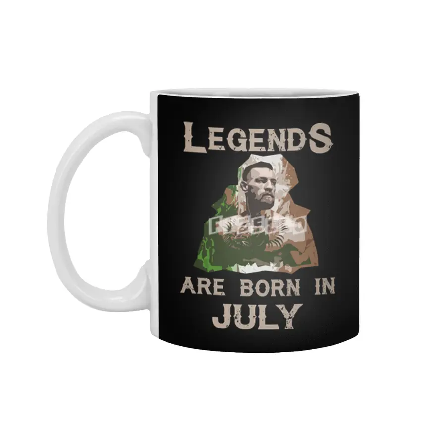 Legends Born in July Beyaz Kupa