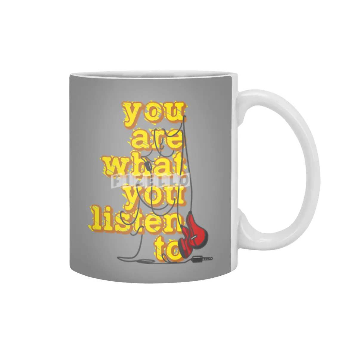 You are what you listen to Beyaz Kupa