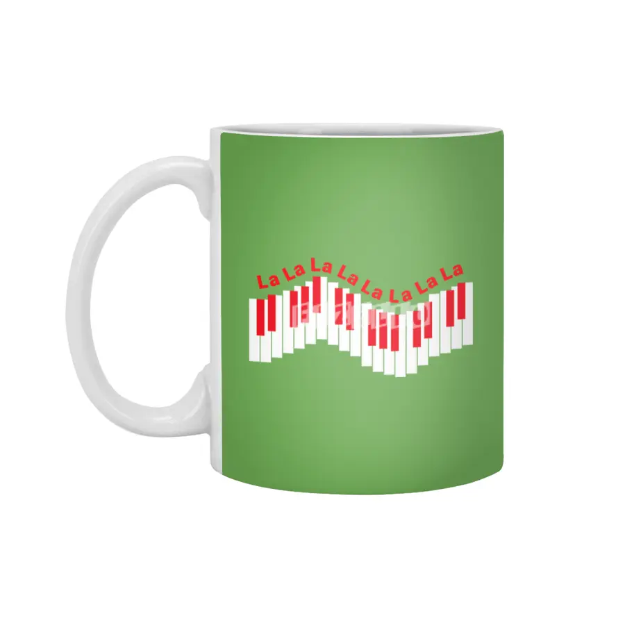 Holiday, Christmas Keyboard Piano - Red Beyaz Kupa