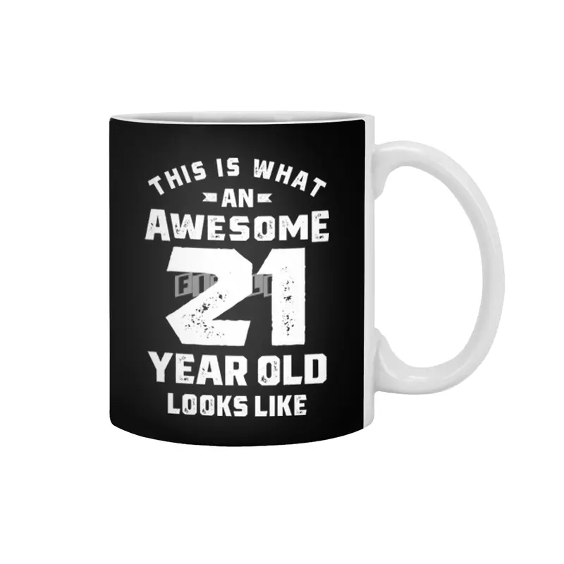 21 Year Old Gift | 21st Birthday Gift Ideas - Mens and Womens Beyaz Kupa