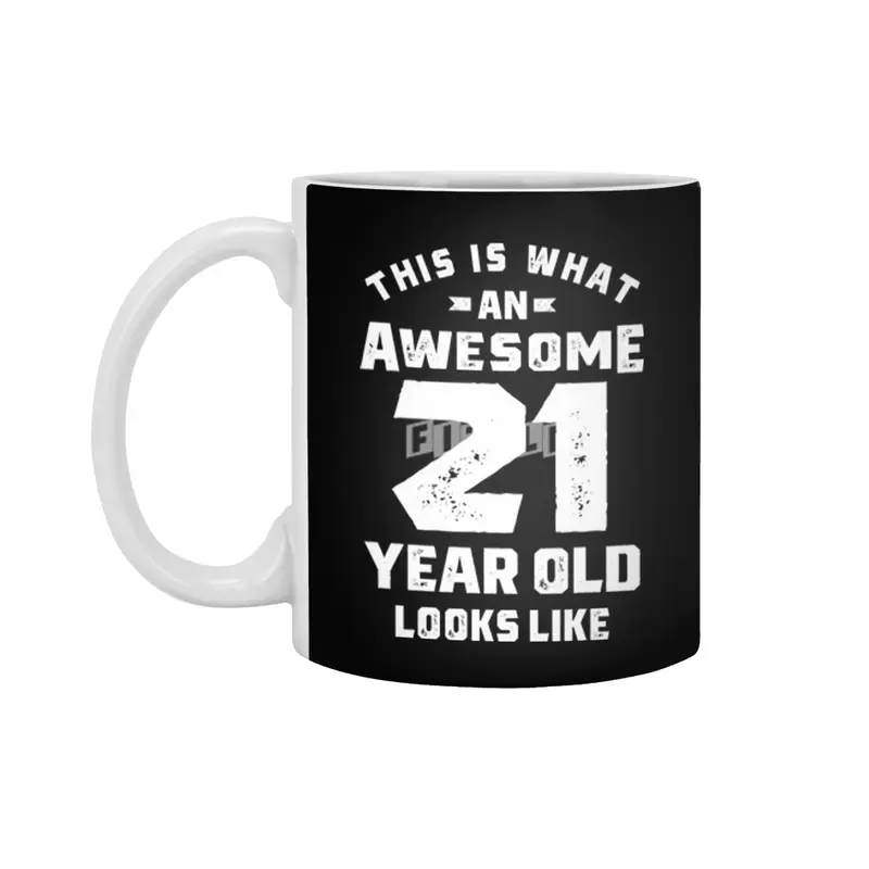 21 Year Old Gift | 21st Birthday Gift Ideas - Mens and Womens Beyaz Kupa