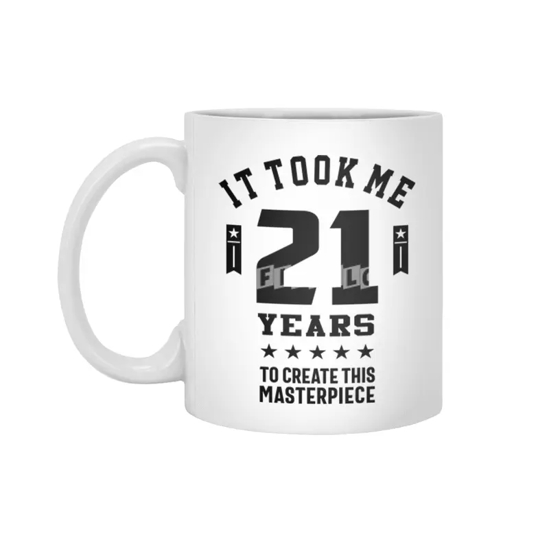 21 Year Old Gift | 21st Birthday Gift Ideas - Mens and Womens Beyaz Kupa