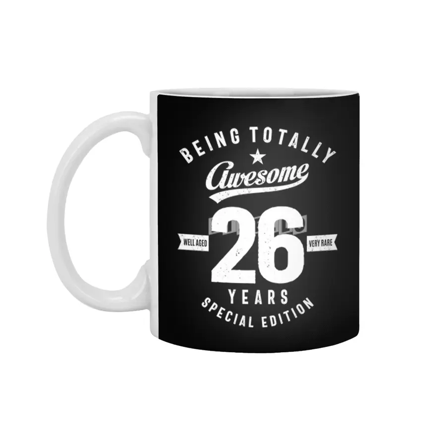 26 Year Old Gift | 26th Birthday Gift Ideas - Mens and Womens Beyaz Kupa