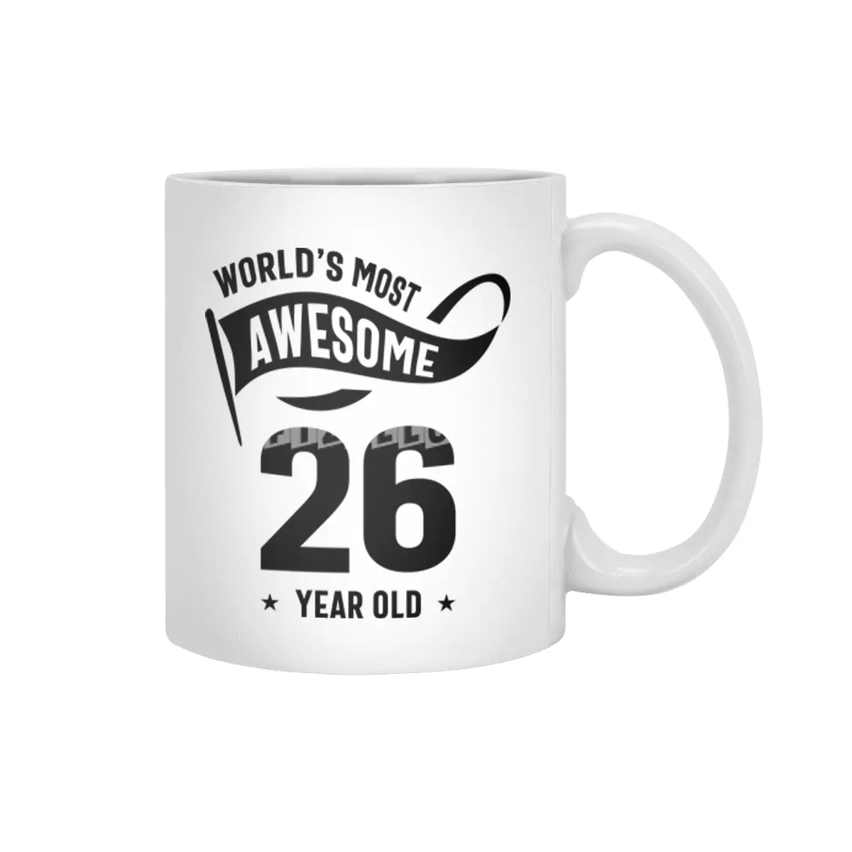 26 Year Old Gift | 26th Birthday Gift Ideas - Mens and Womens Beyaz Kupa
