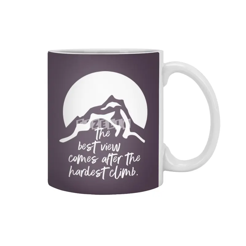 Mountain Climbing / Motivation Beyaz Kupa