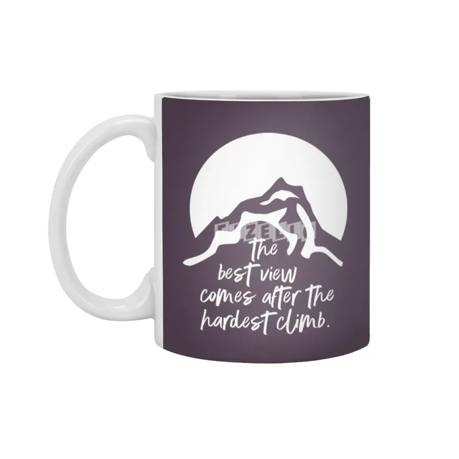 Mountain Climbing / Motivation Beyaz Kupa