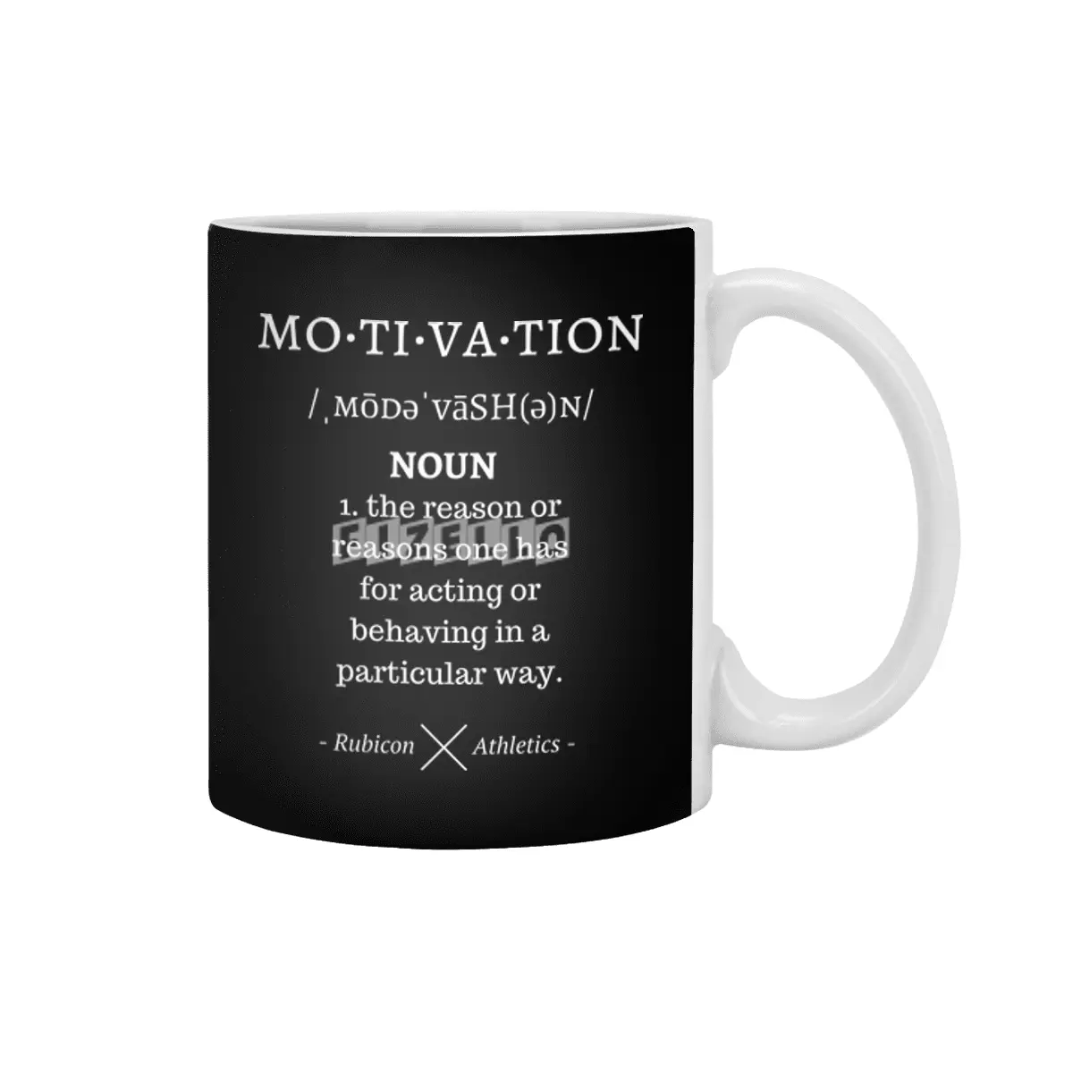 Stay Steady Eddie in this Motivation Tee Beyaz Kupa