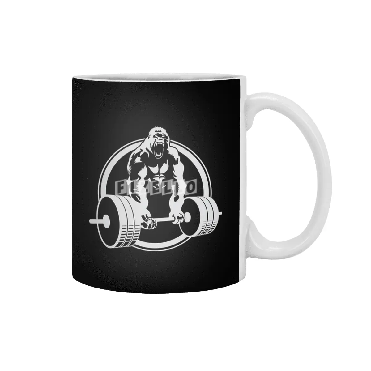 Gorilla Lifting Fitness Gym Tee Beyaz Kupa