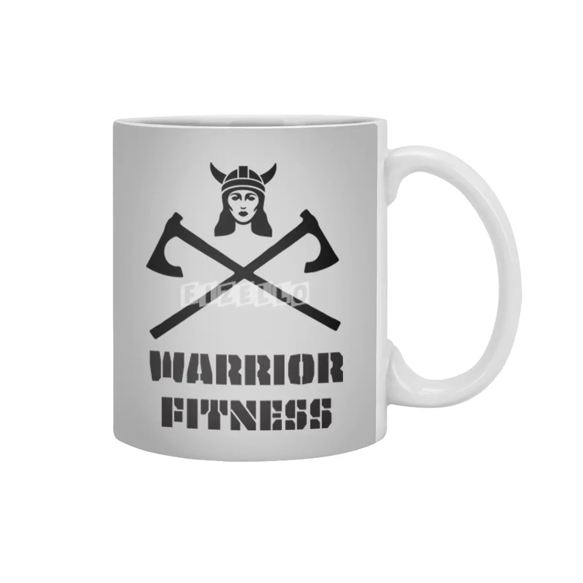 Warrior Fitness Women's Design Beyaz Kupa