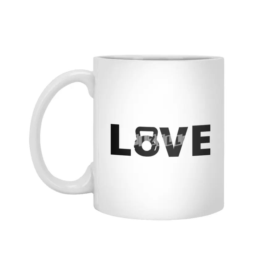 love fitness  Beyaz Kupa