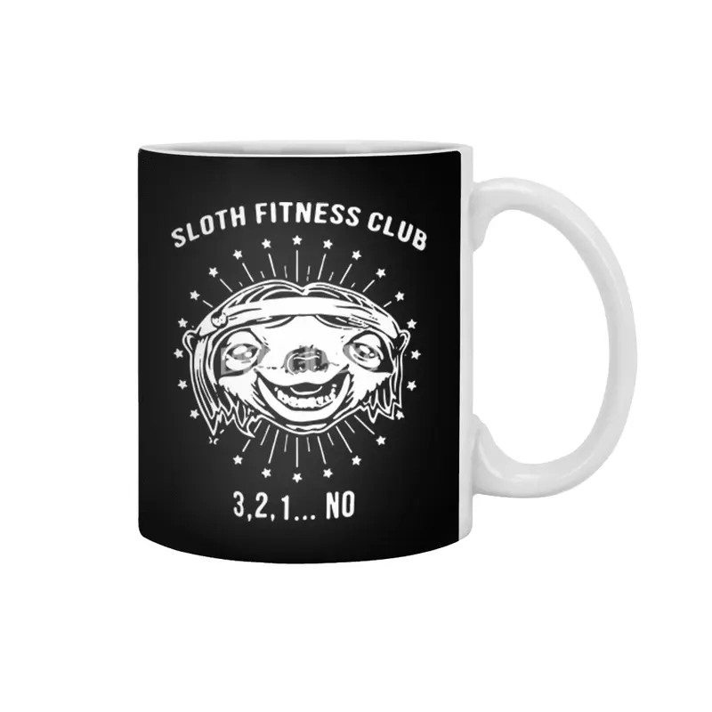 sloth fitness clup crossfit Beyaz Kupa
