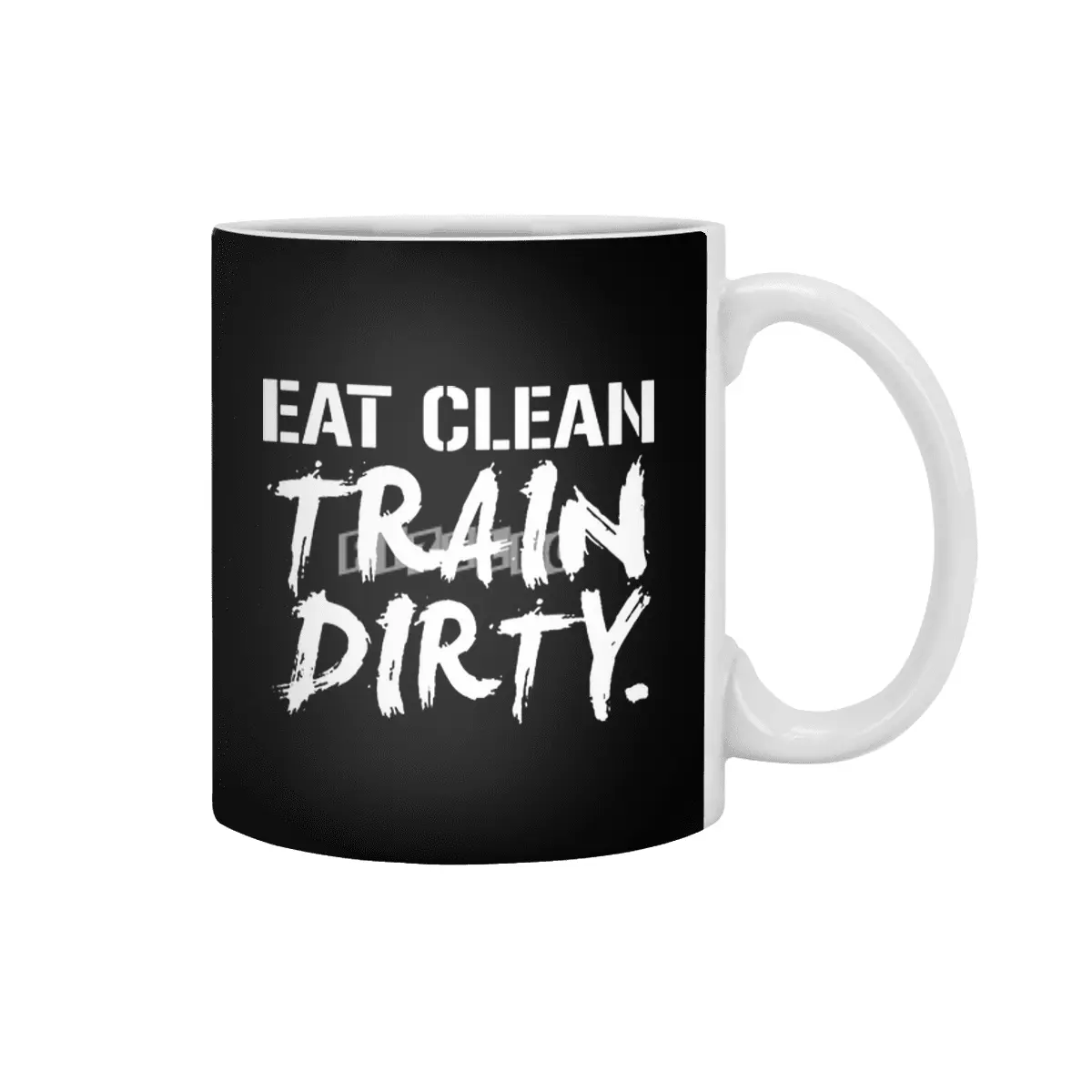 Eat Clean Train Dirty Workout Fitness Running Crossfit Motivation gym crossfit lifting Beyaz Kupa