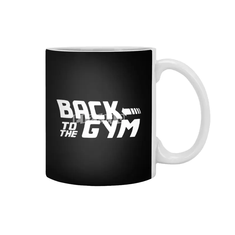 New Men_s Back To The Gym Black MMA Fitness muscle workout Tee workout gym Beyaz Kupa