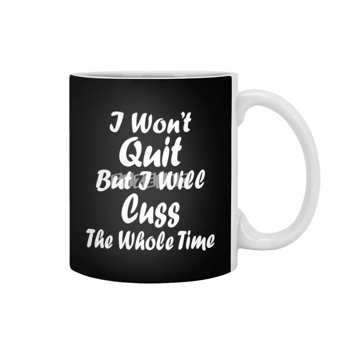 I Won_t Quit But I Will Cuss The Whole Time Workout Gym Tank Running Top Fitness Muscle Tee Funny Sl Beyaz Kupa