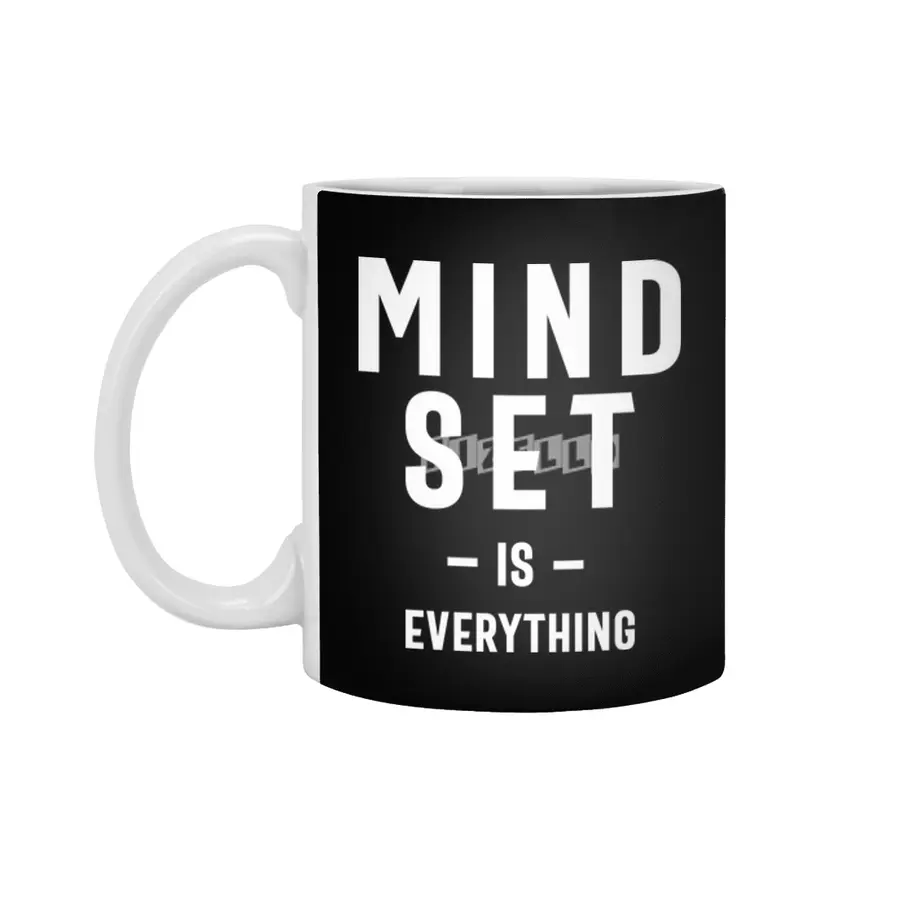 Growth Mindset Entrepreneur Teacher Fitness Motivation Beyaz Kupa