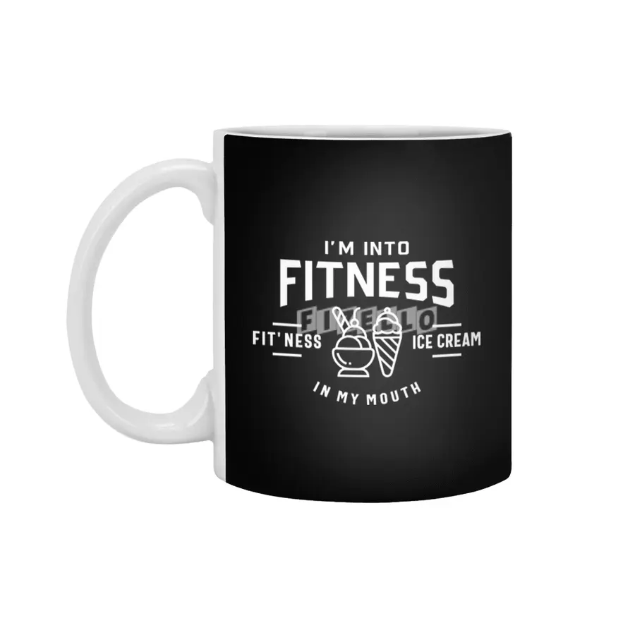 I'm Into Fitness Fit'ness Ice Cream In My Mouth Beyaz Kupa