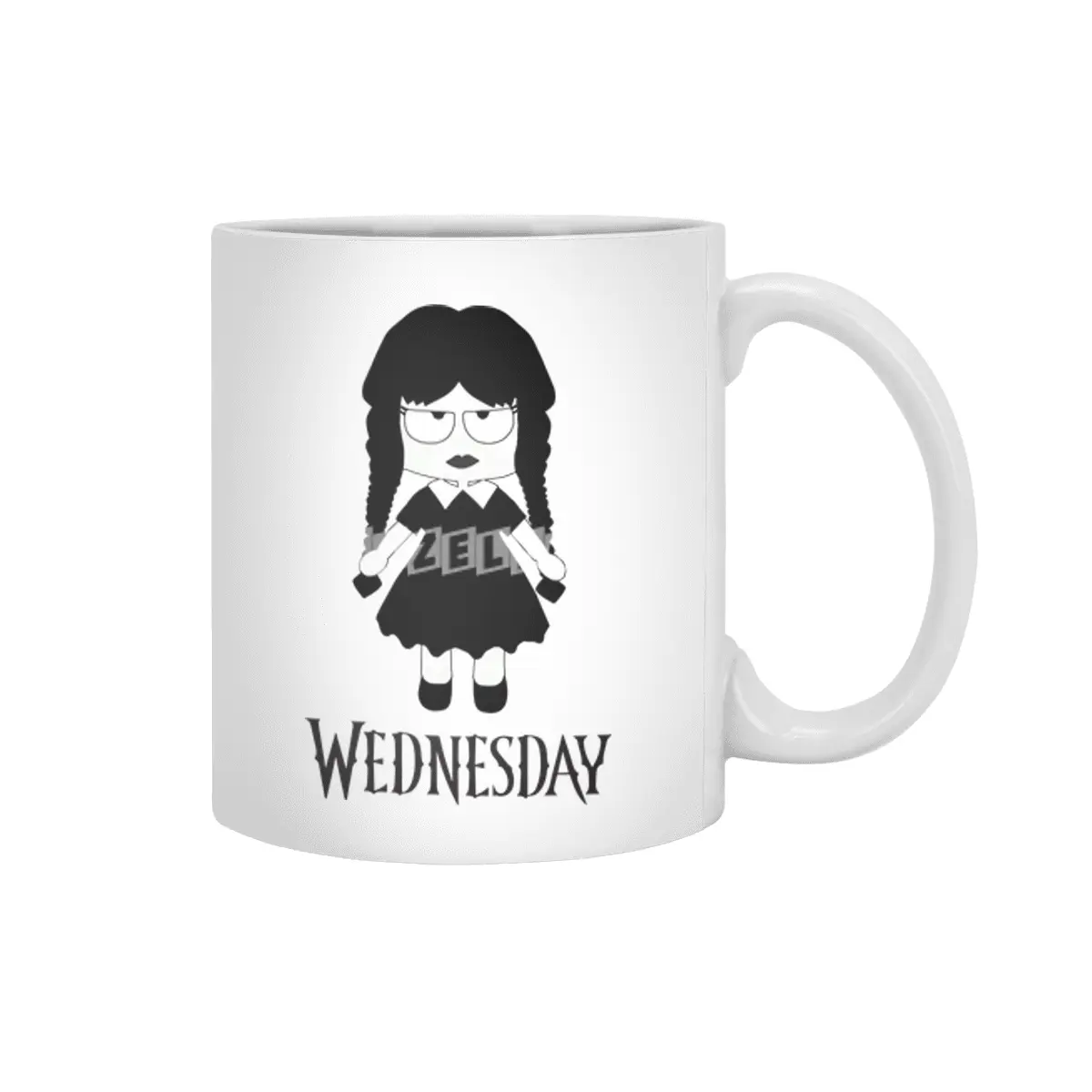 Cute Wednesday Trending Addams Graphic Beyaz Kupa