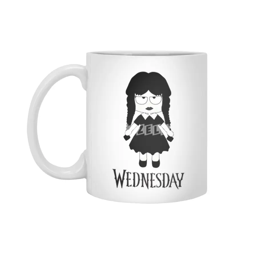 Cute Wednesday Trending Addams Graphic Beyaz Kupa