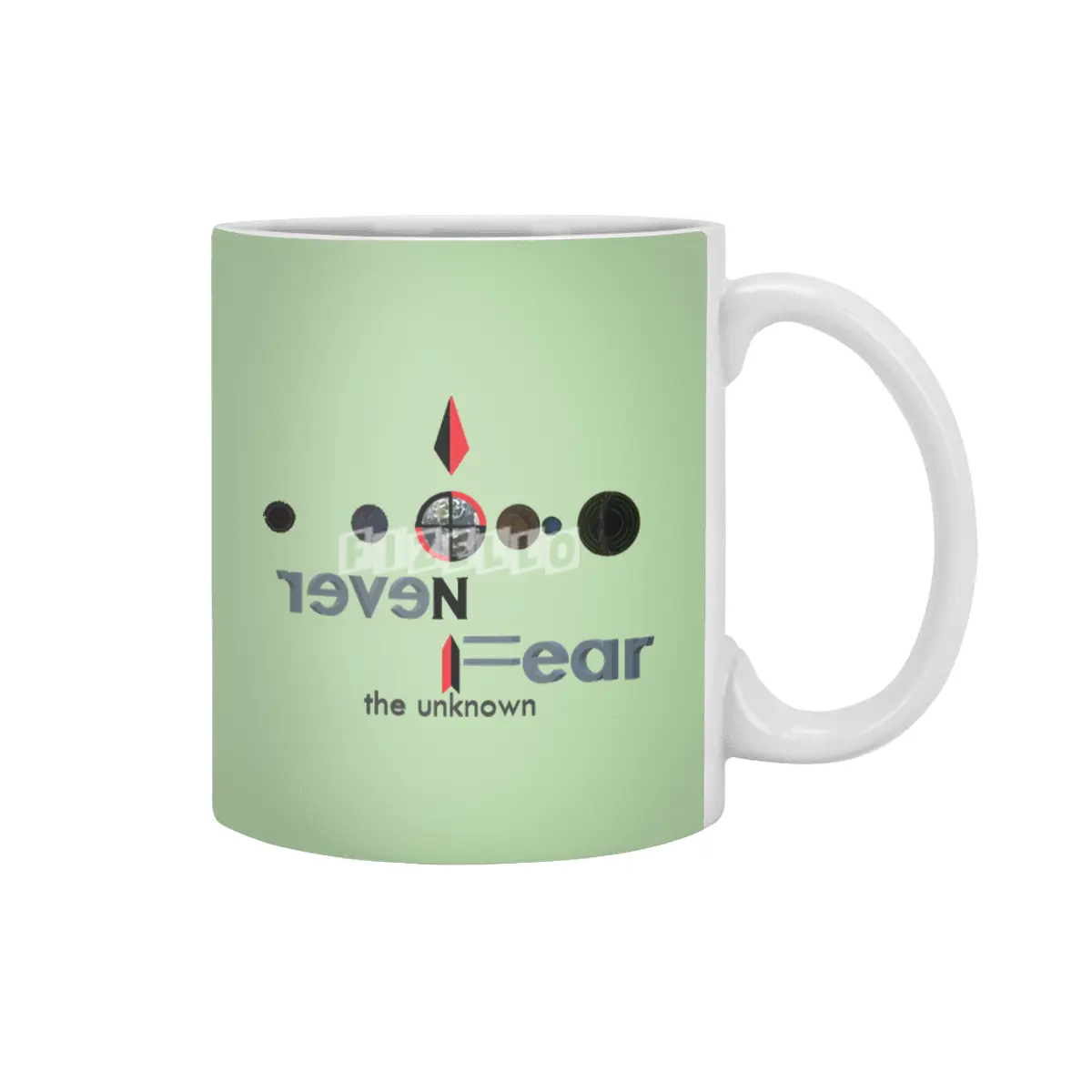 Never Fear the Unknown Beyaz Kupa