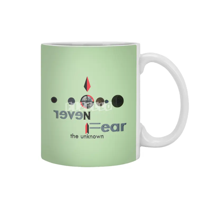 Never Fear the Unknown Beyaz Kupa