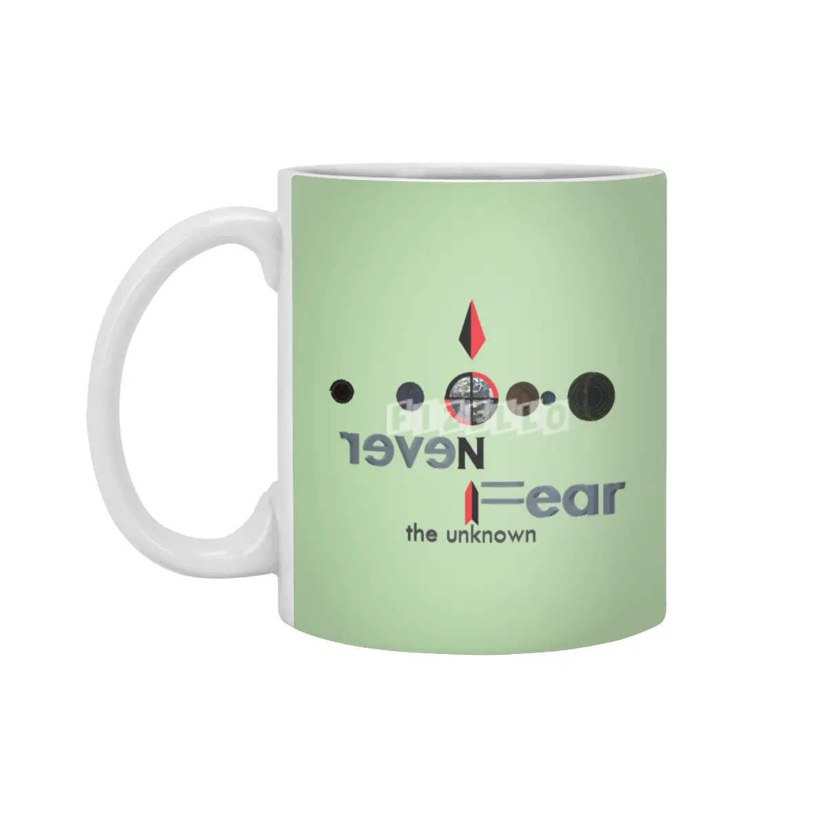 Never Fear the Unknown Beyaz Kupa