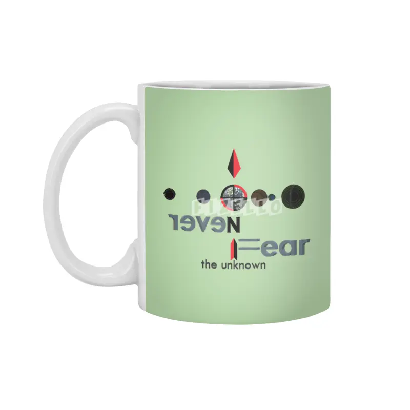 Never Fear the Unknown Beyaz Kupa