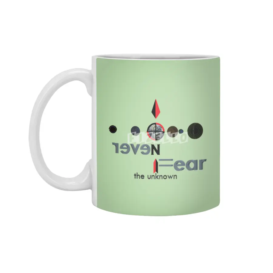 Never Fear the Unknown Beyaz Kupa