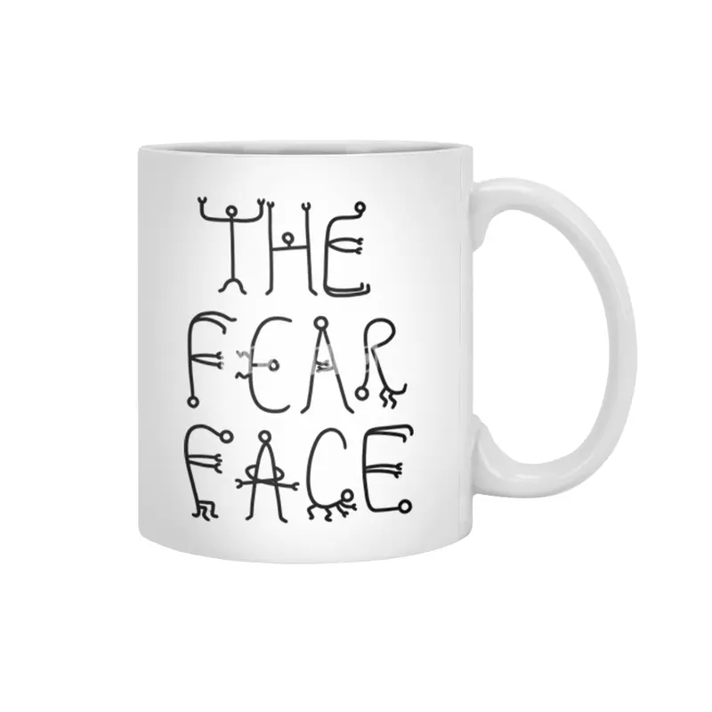 The Fear Face Beyaz Kupa