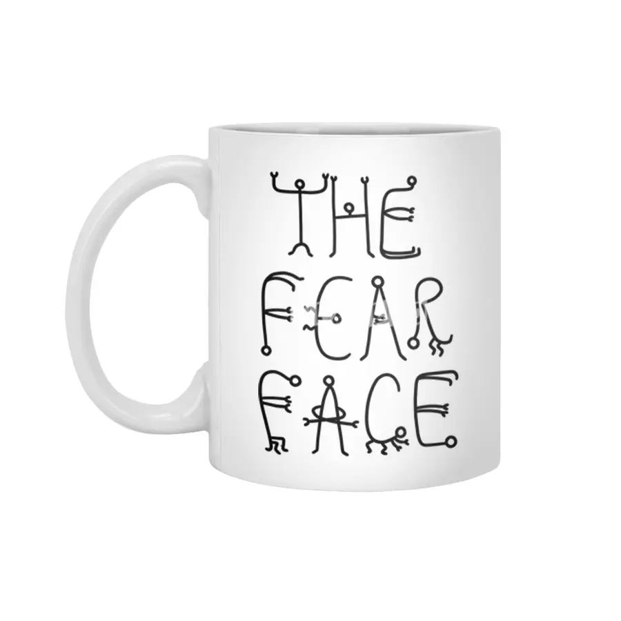 The Fear Face Beyaz Kupa