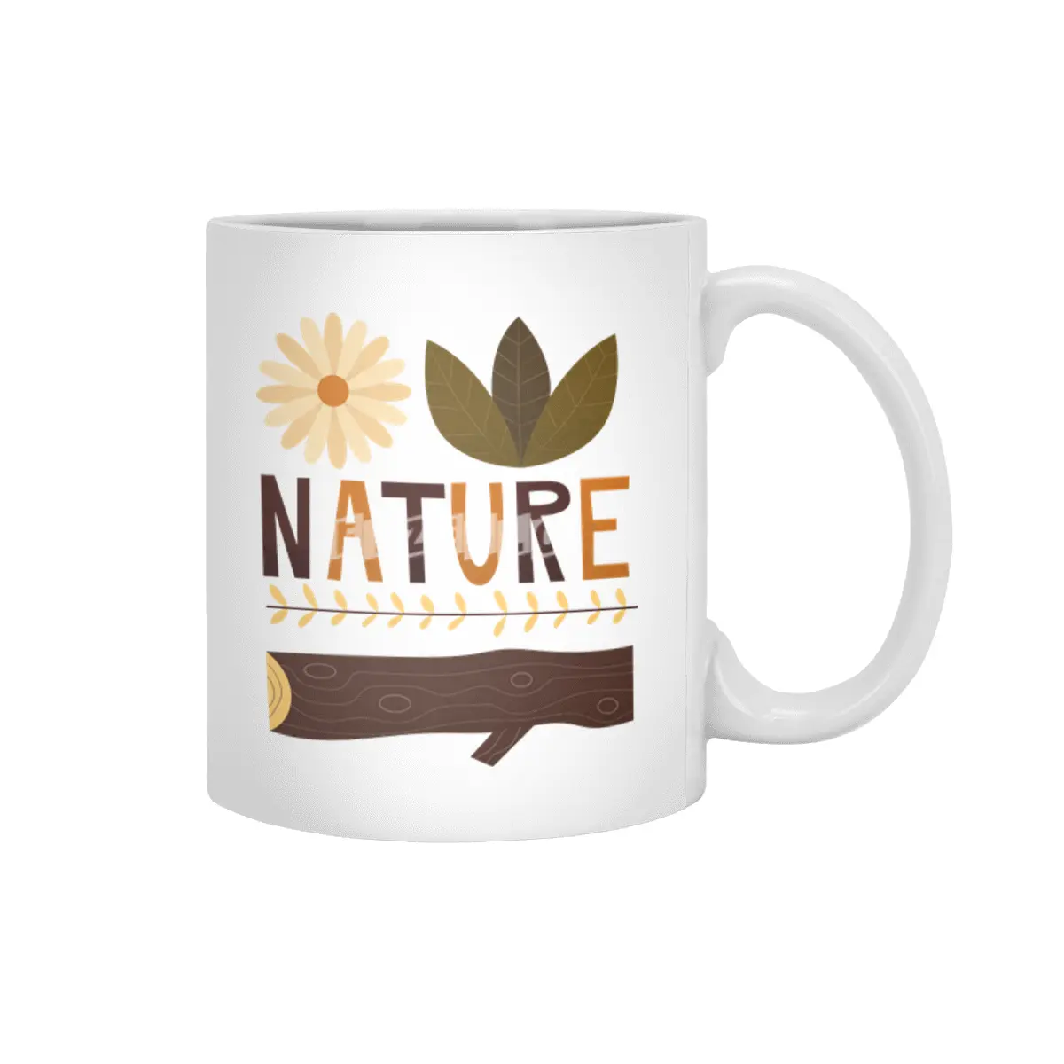 Outdoors Vintage Nature T-Shirt | Retro Camping Design Beyaz Kupa