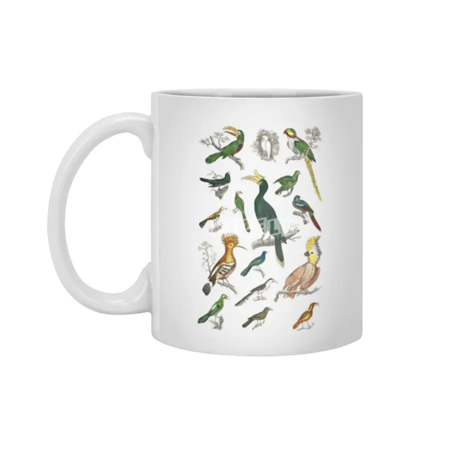ANIMATED NATURE __11 Beyaz Kupa