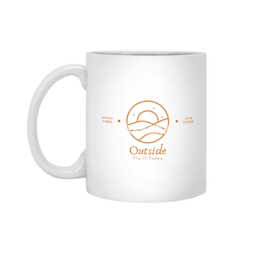 OUTSIDE for lovers of the great outdoors, hiking, camping, nature and good vibes Beyaz Kupa