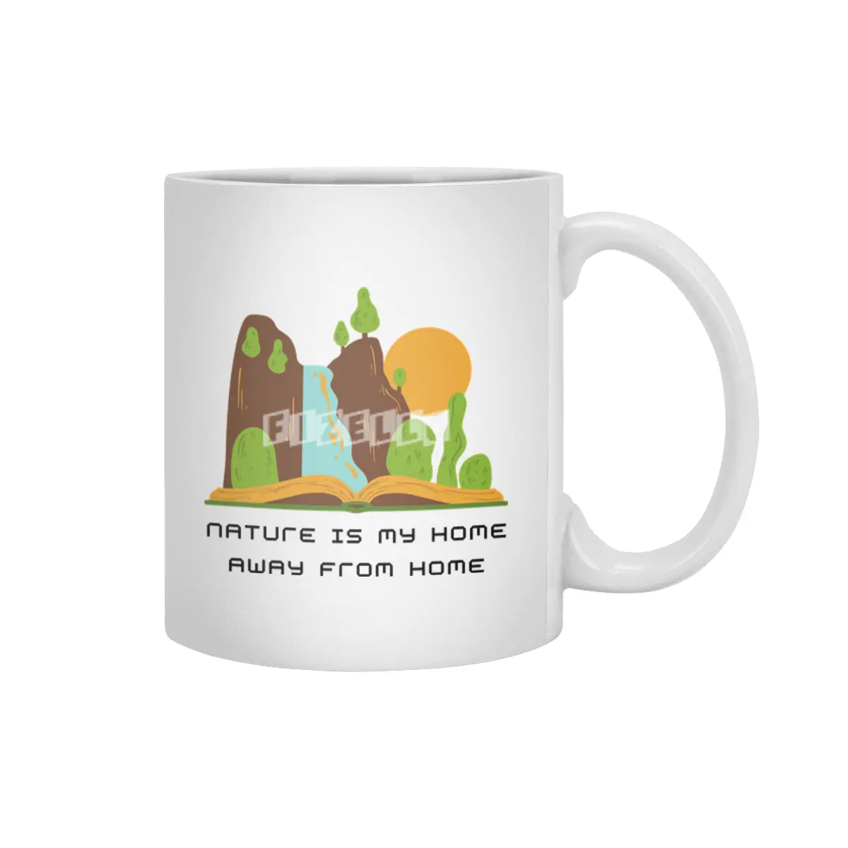 Nature is my home away from home Beyaz Kupa