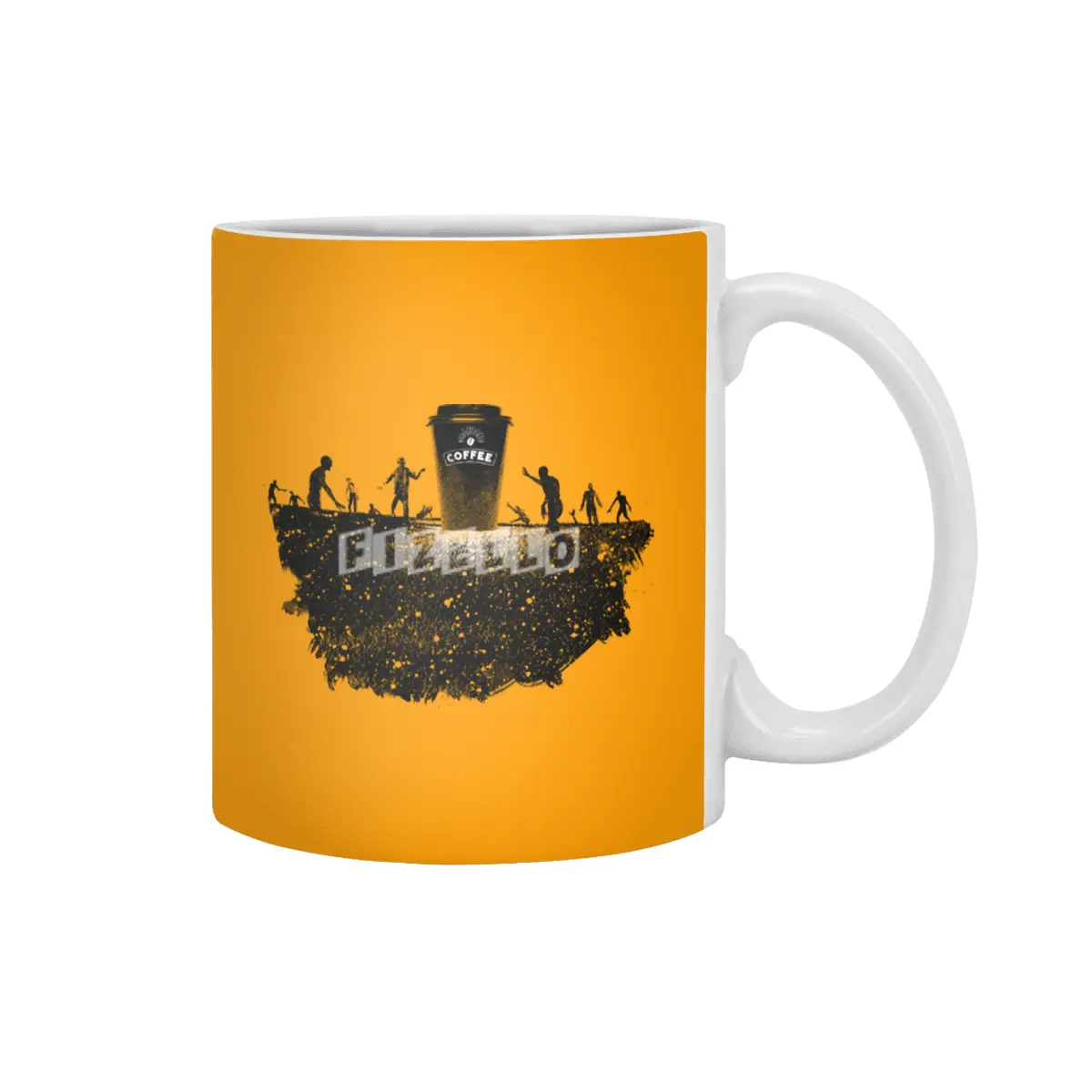 Zombie need coffee Beyaz Kupa