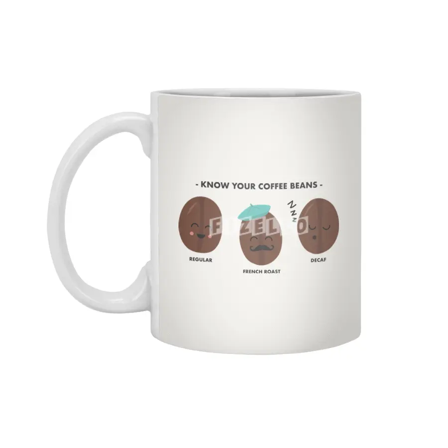 Know Your Coffee Beans Beyaz Kupa
