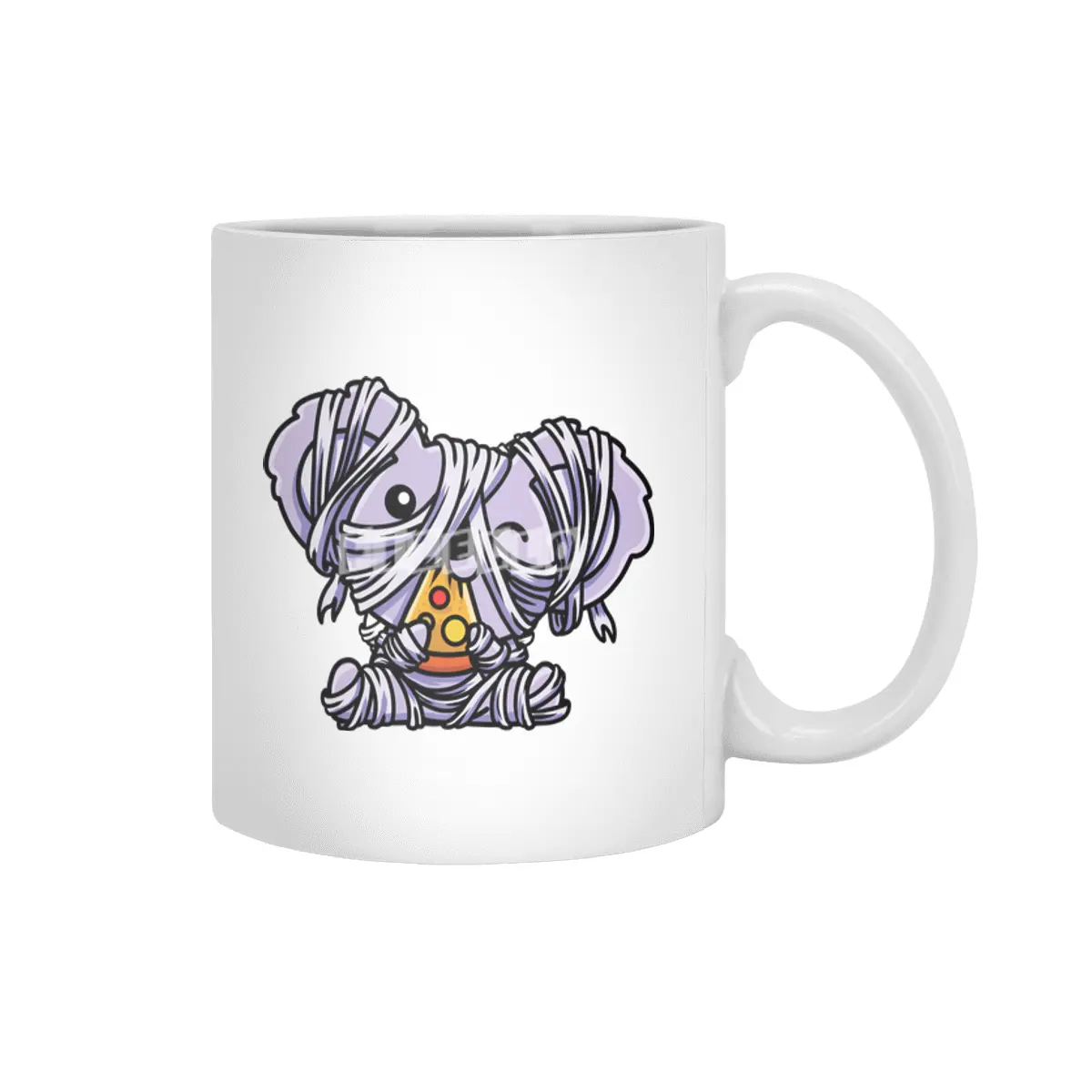 Cute Spooky Halloween Koala Bear as Mummy Costume Beyaz Kupa