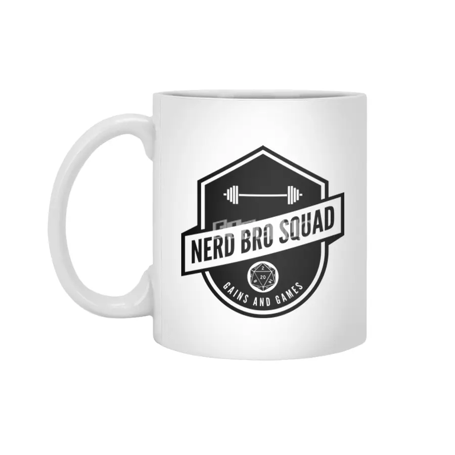 Nerd Bro Squad Beyaz Kupa