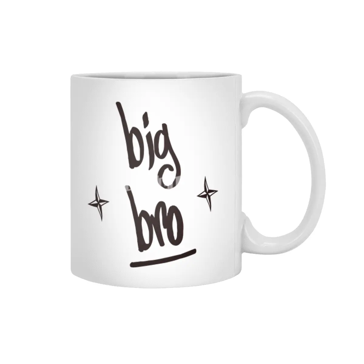 Kids Big brother t shirt big bro tee graphic tee gift newborn kid Beyaz Kupa