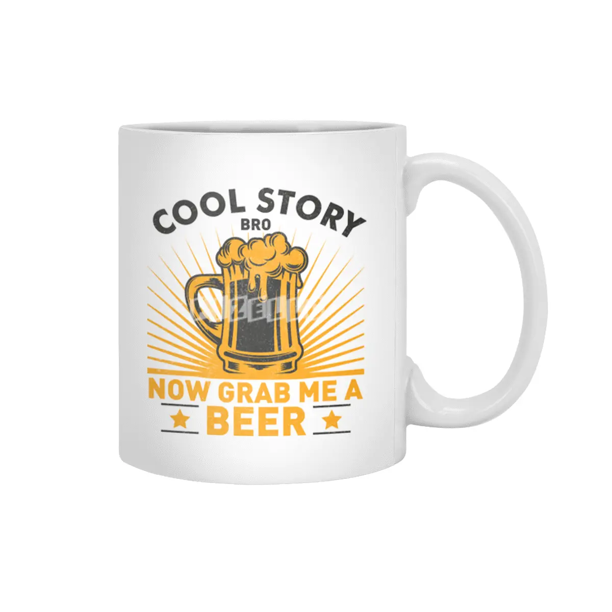 Cool Story Bro Now Grab Me A Beer Beyaz Kupa