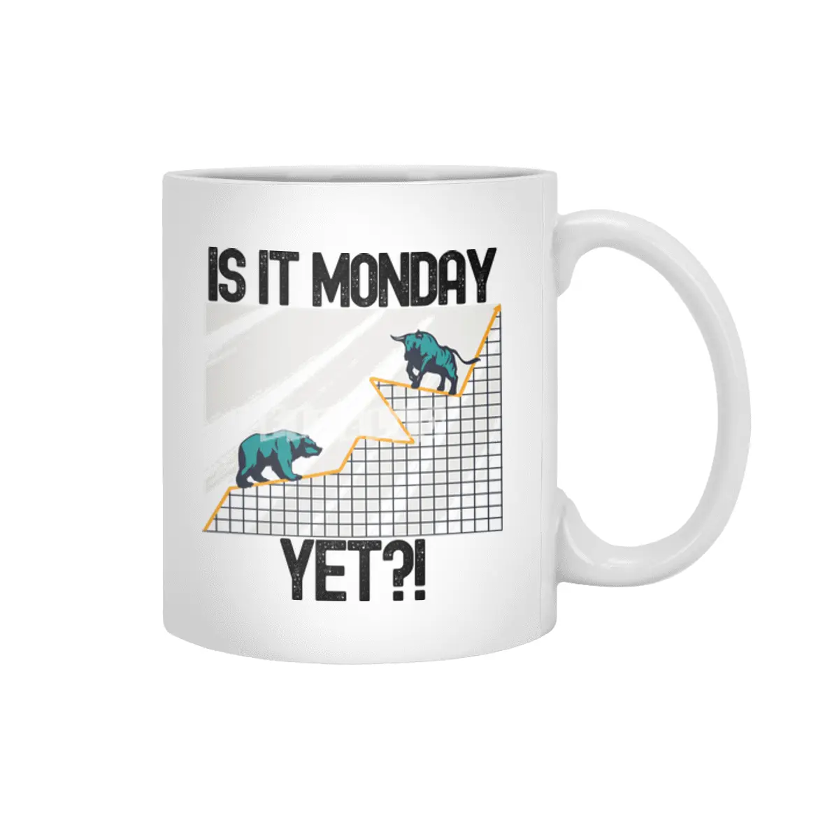Is It Monday Yet? - Funny Trading Lover Beyaz Kupa