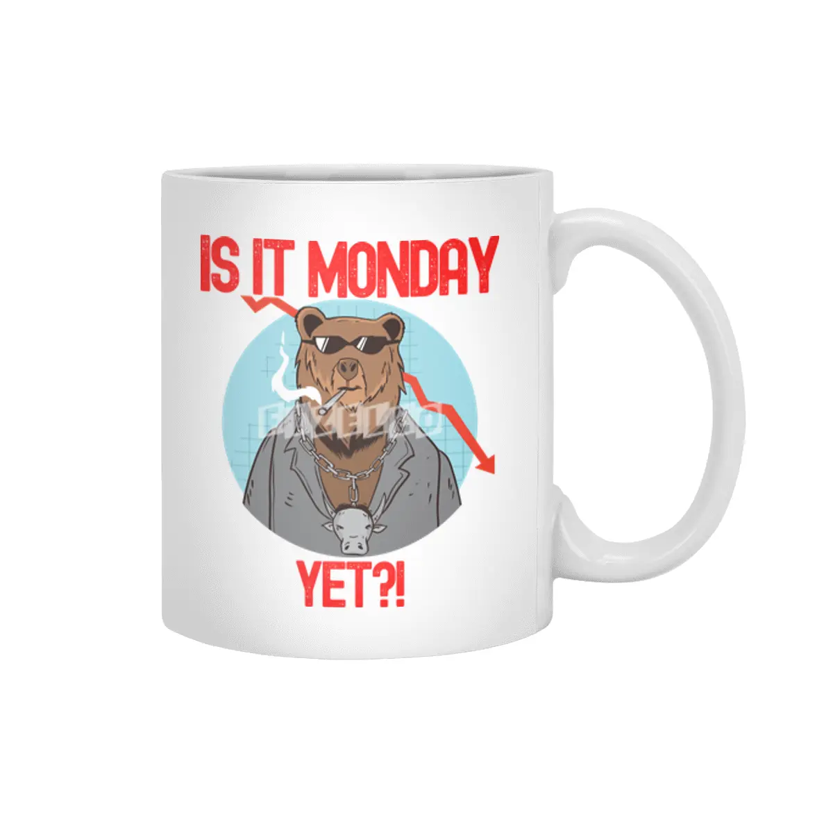 Is It Monday Yet? - Funny Trading Lover Beyaz Kupa