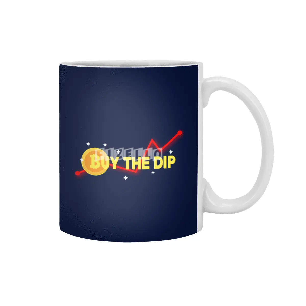 Funny Crypto Buy The Dip Beyaz Kupa