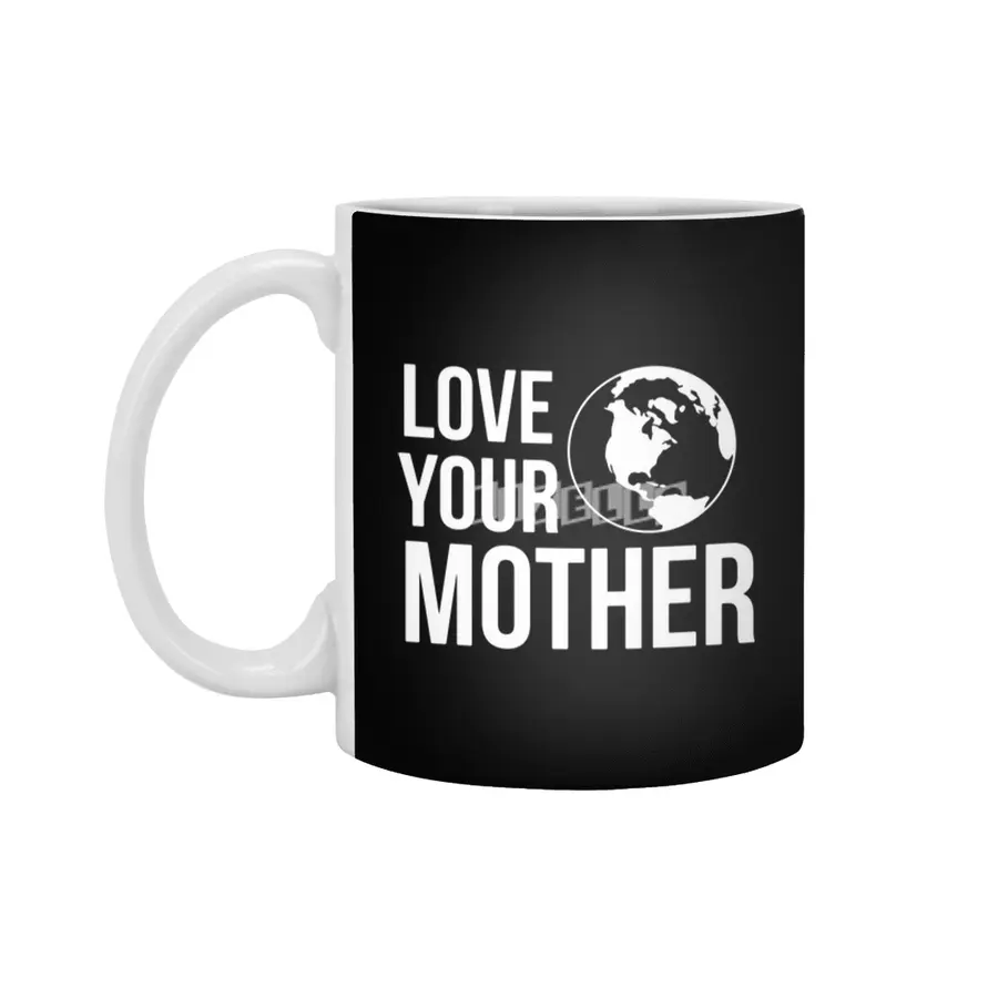 Earth Day Mother Nature Beyaz Kupa