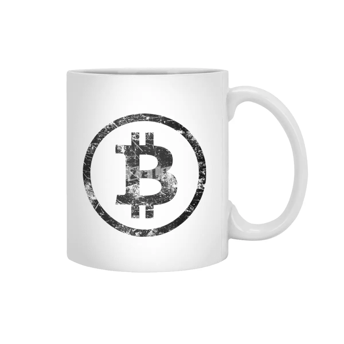 Bitcoin Vintage Crypto Cryptocurrency Gift Beyaz Kupa