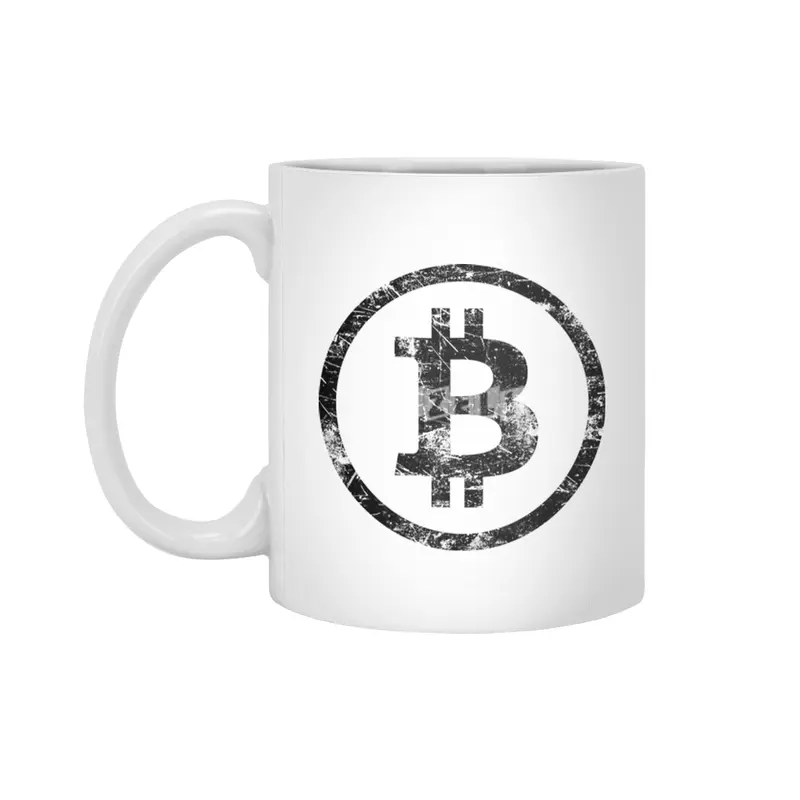 Bitcoin Vintage Crypto Cryptocurrency Gift Beyaz Kupa