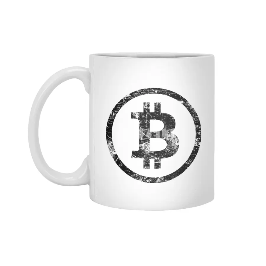Bitcoin Vintage Crypto Cryptocurrency Gift Beyaz Kupa