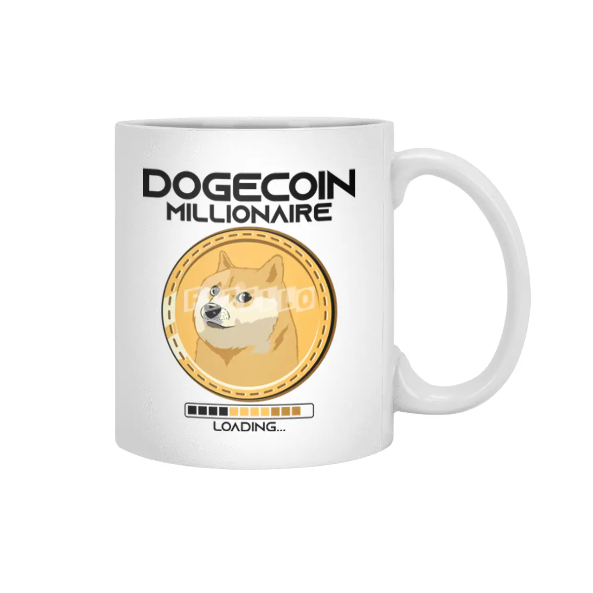 Dogecoin Millionaire Funny Crypto Cryptocurrency Beyaz Kupa
