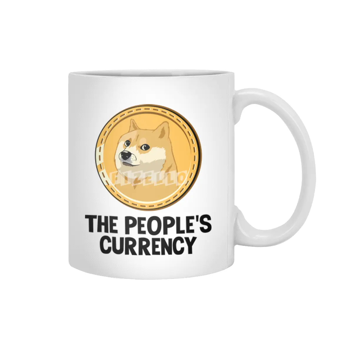 The Peoples Currency Funny Crypto Cryptocurrency Beyaz Kupa